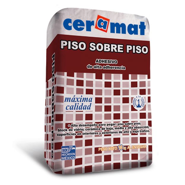 Imagen de 011459 ADHESIVO PISO SOBRE PISO CERAMAT 20 KGS