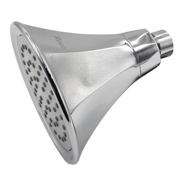 Imagen de 016886 REGADERA 44PO PIRAMIDAL S/BRAZO CROMO RUGO