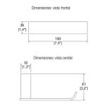 Imagen de 017033 PORTAPAPEL SENCILLO MAXIMA CR (20117) HELVEX