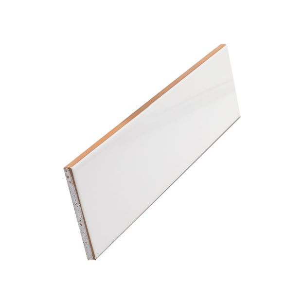 Imagen de 017091 BRICK VOGA BLANCO BRILLO 7.5X30 (CJA C/ 1.305 MT2) (M608278) DUNE