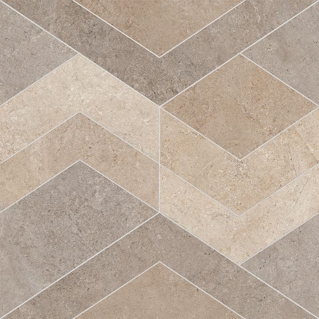 Imagen de 017929 HANGAR FD MIX BEIGE 60X60 1A (1.44 MT2) PORCELANITE