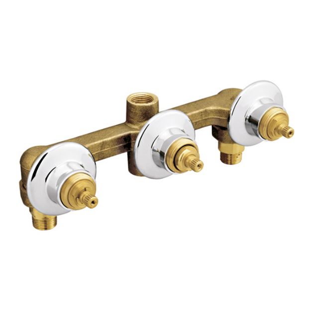 Imagen de 018337 ENSAMBLE TRIPLE VALVEX COMPRESION CR (E-40) HELVEX