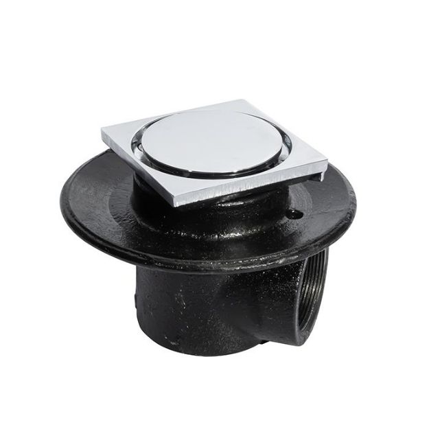 Imagen de 018544 COLADERA CORTA DE CONTORNO CUAD 1BOCA CR (22-CHL) HELVEX