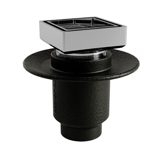 Imagen de 018550 COLADERA CORTA VERTICAL INSERTO CUAD CR (22V-CHLI) HELVEX