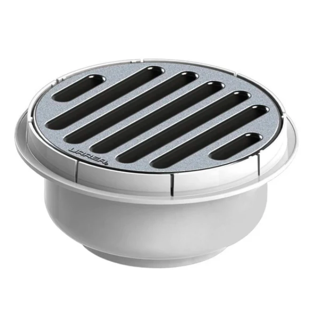 Imagen de 018126 COLADERA REDONDA 174 UNIVERSAL C/REJILLA ACE. INOX. URREA