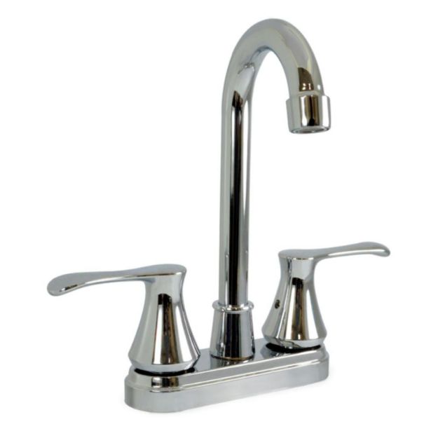 Imagen de 018738 MEZCLADORA 4" P/LAV 24PA BAR CROMO RUGO