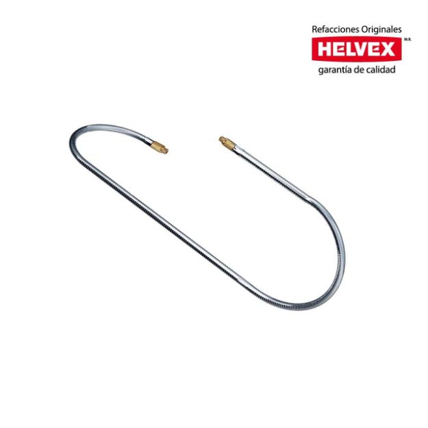 Imagen de 019154 MANGUERA METALICA ENGARGOLADA MONO E-307 (SH-1251) HELVEX