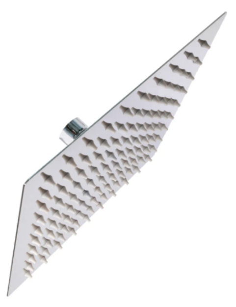 Imagen de 019617 REGADERA CUADRADA 10X10 44UCC CROMO RUGO