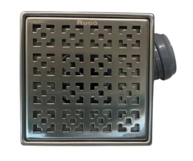 Imagen de 019278 COLADERA 48RC CUADRADA 15X15"" INOX C/REJILLA RUGO