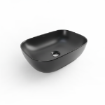 Imagen de 019730 OVALIN BOSTON NEGRO MATE 465X320X135 (8417MB) PORCELANTOS