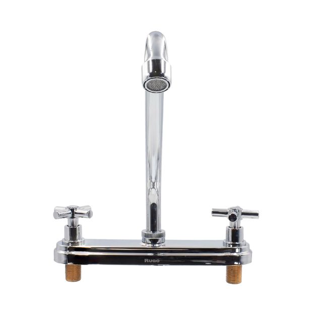 Imagen de 013566 MEZCLADORA 8" P/FREGADERO 8-IM CROMO RUGO