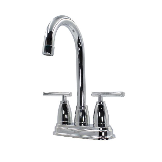 Imagen de 014300 MEZCLADORA 4" P/LAV 24BT CROMO RUGO