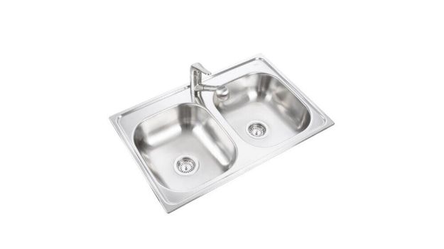 Imagen de 016881 MEZCLADORA P/FREG MONOMANDO 109FM CROMO RUGO