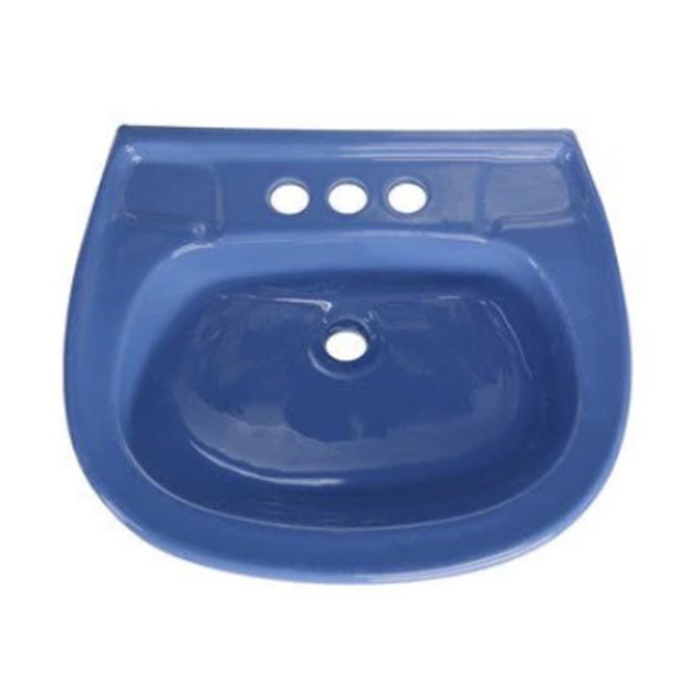 Imagen de 017128 LAVABO  JAZMIN  AZUL COLONIAL  CATO