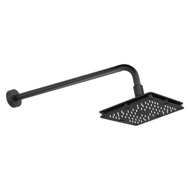 Imagen de 017727 REGADERA 6" CH FIJO ANTICAL KUBICA EB (H3006-TR035-EB) HELVEX