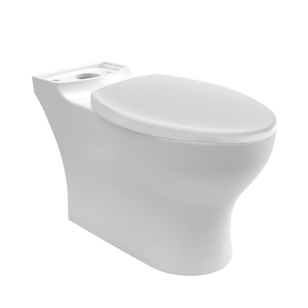 Imagen de 018292 TAZA INODORO ELONGADA TROCULT MIURA16 B ( TAZA MIURA16) HELVEX