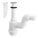 Imagen de 06614 CESPOL P/LAVABO PVC FLEXIBLE 2227 C/REG FLEXIMATIC