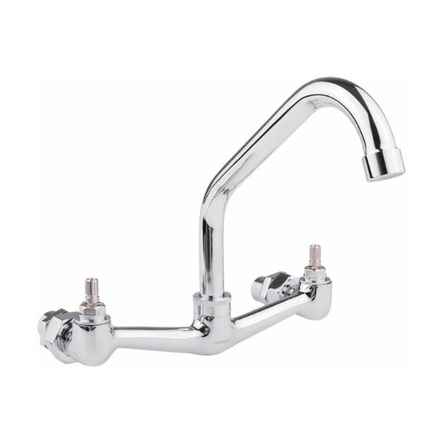 Imagen de 018162 MEZCLADORA 8" P/FREG 248 A MURO S/MANERALES CROMO URREA