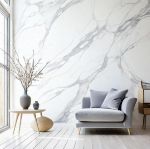 Imagen de 019770 STK PLACASPC 3MM WHITE CARRARA GLOSSY 1.22X2.44 (189115) DUNE