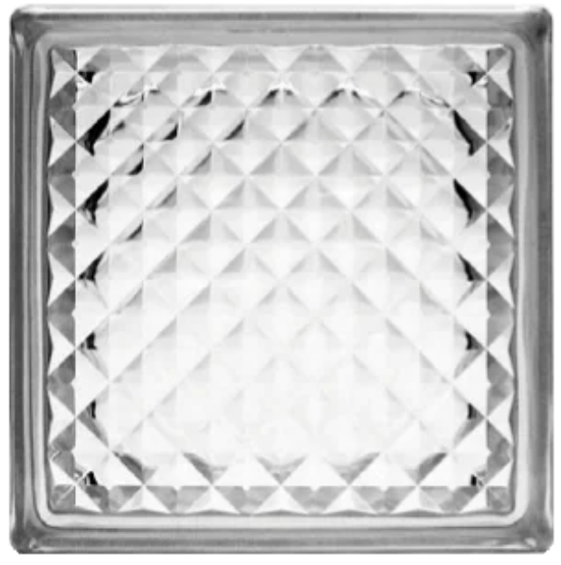 Imagen de 019597 VITROBLOCK LATTICE TRANS 19X19X8 DZ FONCER
