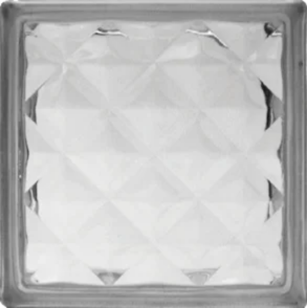 Imagen de 019598 VITROBLOCK DIAMANTE TRANS 19X19X8 DZ FONCER
