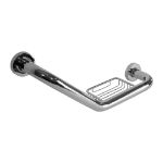 Imagen de 016889 BARRA DE SEGURIDAD BSA01 CROMO C/JABONERA RUGO