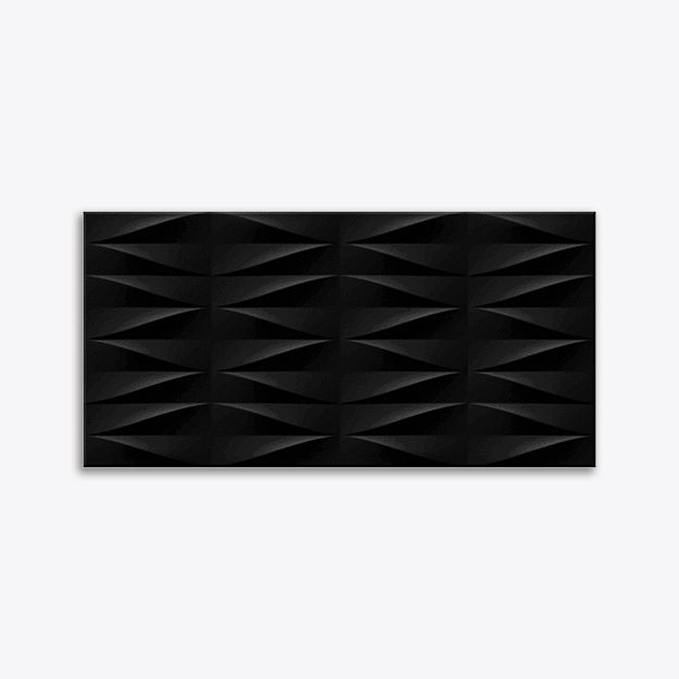 Imagen de 019465 LAO DECO FD NEGRO 30X60 1A (1.62 MT2) PORCELANITE