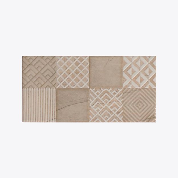 Imagen de 018760 LISTELO NAGARA BEIGE DIGITAL 15X30 (M608980) COCEMEX