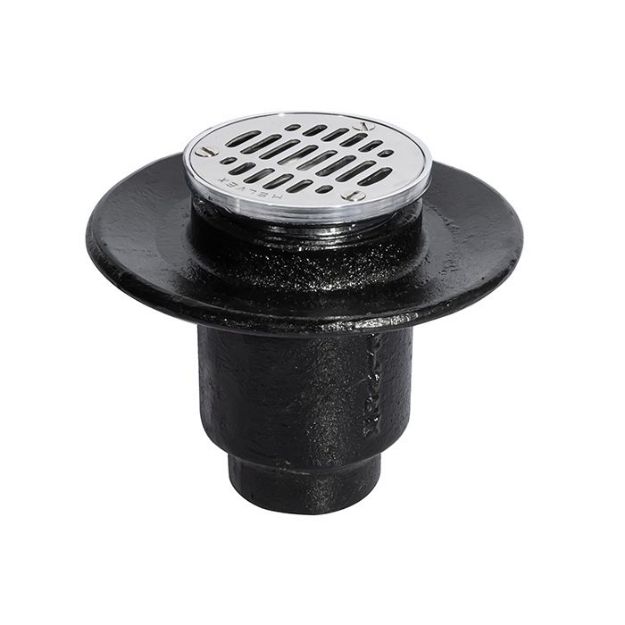 Imagen de 018546 COLADERA CORTA VERTICAL REJILLA RED AIBR (22V) HELVEX