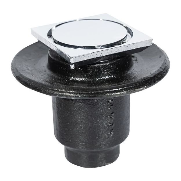 Imagen de 018549 COLADERA CORTA VERTICAL CONTORNO CUAD CR (22V-CHL) HELVEX