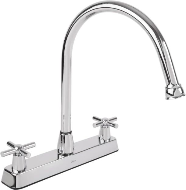 Imagen de 018054 MEZCLADORA 8" P/FREGADERO  4337 CROMO DICA