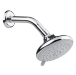 Imagen de 018158 REGADERA C/BRAZO Y CHAPETON 3036B 5 FUNC CROMO URREA