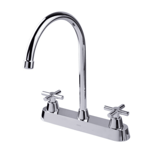 Imagen de 018417 MEZCLADORA 8" P/FREG 318MC CROMO URREA