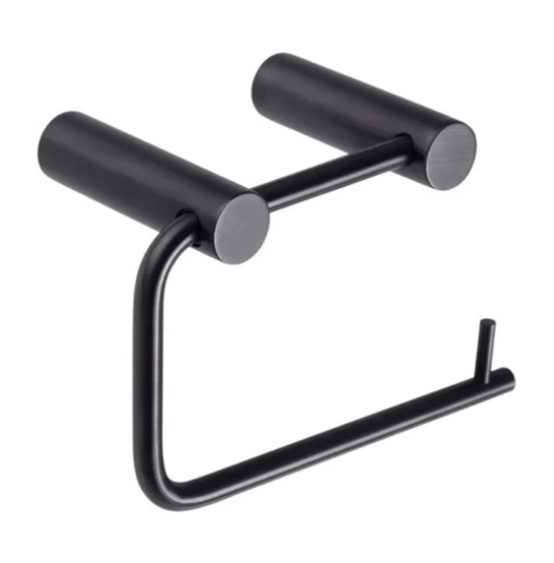 Imagen de 019132 PORTARROLLO INOX.17.2 NEGRO INOX URREA