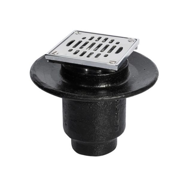 Imagen de 018276 COLADERA CORTA VERTICAL REJILLA CUA AIBR (22V-CH) HELVEX