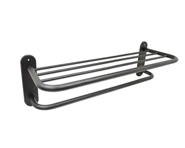 Imagen de 018697 TOALLERO MULTIPLE TM01N NEGRO RUGO