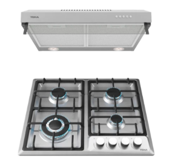 Imagen de 019359 PAQUETE DUETTO DELUXE INOX (112750008)  TEKA