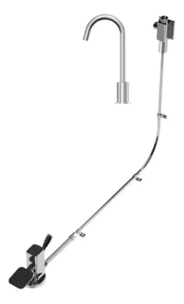 Imagen de 018326 LLAVE LAVABO PEDAL EXPUESTO CR (VP-2) HELVEX