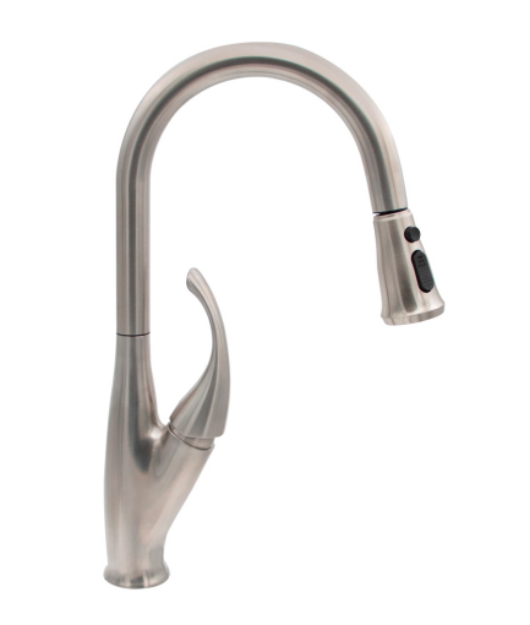 Imagen de 019296 MEZCLADORA MONOMANDO P/FREG 015FM  P/RETRACTIL ACERO INOX RUGO