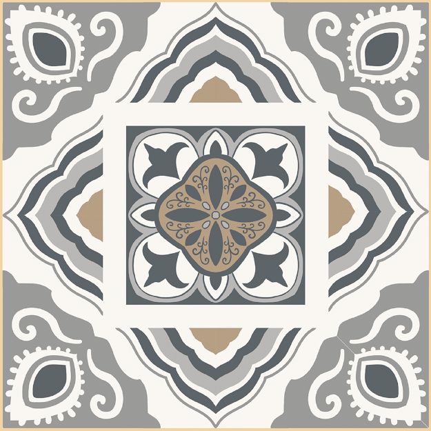 Imagen de 017004 MAIORI FD AZUL MIX 20X20 1A (1.50 MT2) PORCELANITE