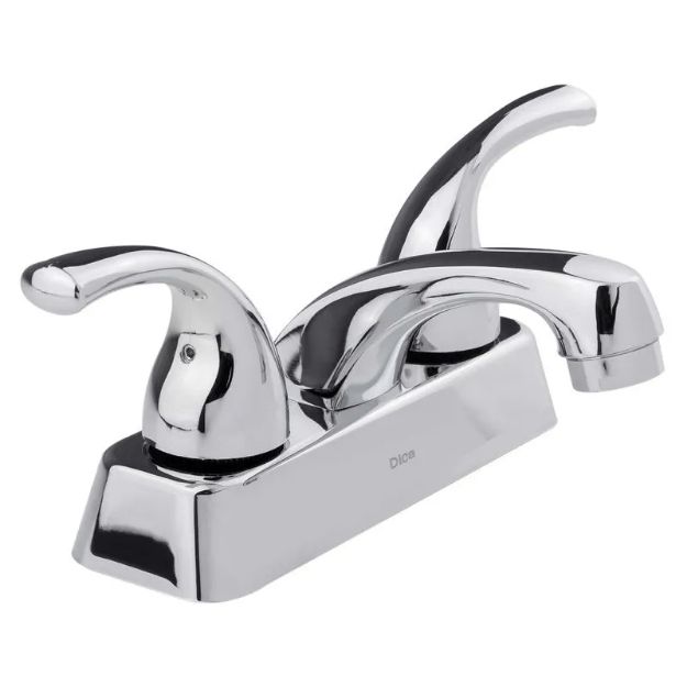 Imagen de 018030 MEZCLADORA 4" P/LAV C/ CUELLO ALTO Y MANERALES 4054 DICA