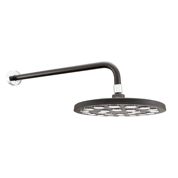 Imagen de 017870 REGADERA RED 10" BR Y CHAP CHF EB/CR (H3007-TR035-EB/CR) HELVEX