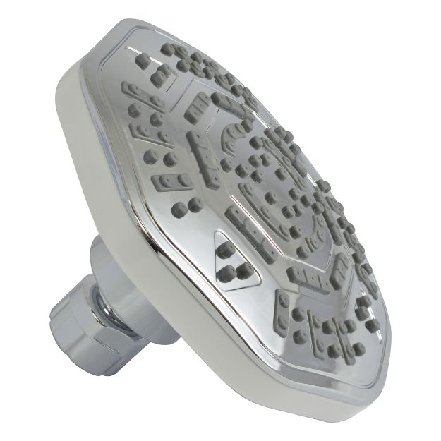 Imagen de 018732 REGADERA EXAGONAL 44H ABS ACABADO CROMO RUGO