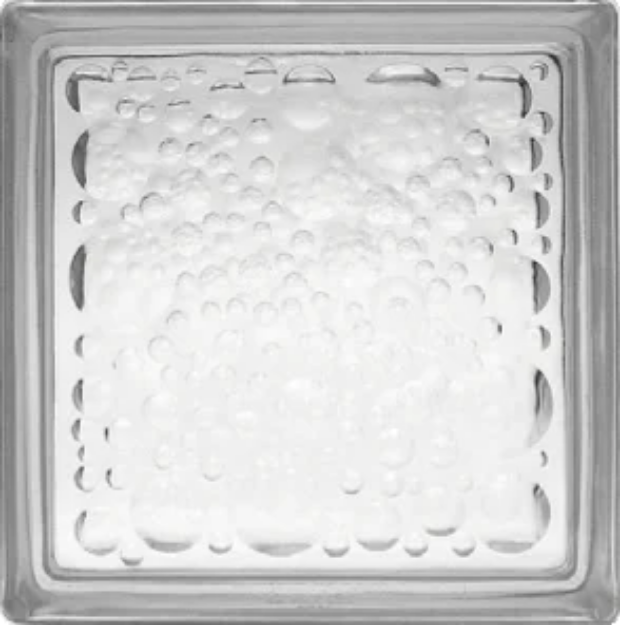 Imagen de 019593 VITROBLOCK BURBUJAS TRANS 19X19X8 DZ FONCER