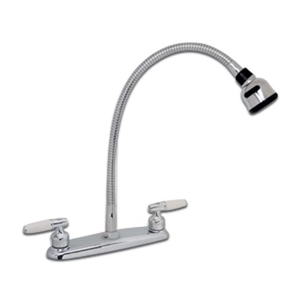 015157 MEZCLADORA 8" P/FREG 8IPF PICO FLEXIBLE CROMO RUGO