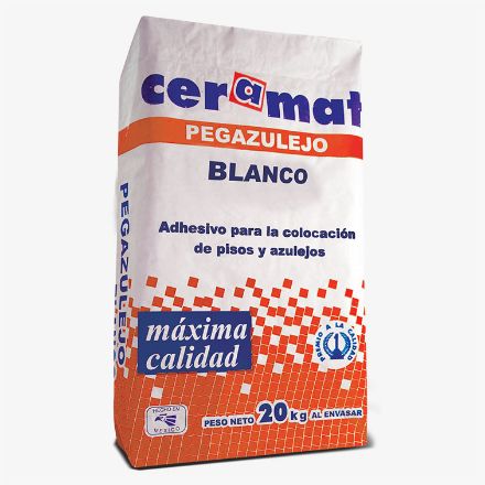 07579 PEGAZULEJO CERAMAT BLANCO 20 KGS