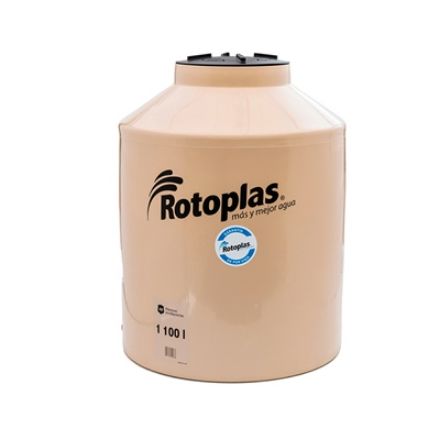 Imagen de 07666 TINACO ROTOPLAS TRICAPA 1100LT C/FILTRO PASO 1 ROTOPLAS