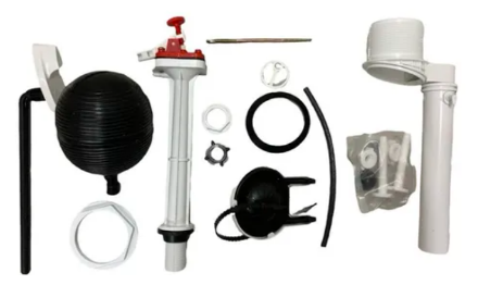Imagen de 010660 HERRAJE P/WC PLASTICO F 72-P