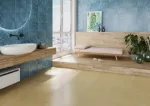 Imagen de 010300 UMBRIA AZUL 25X40 1A (1.50 MT2) PORCELANITE