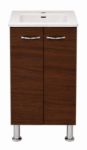Imagen de 019302 CONJUNTO DE BAÑO CONTEMPO NOGAL TERRACOTA (INCLUYE MUEBLE Y LAVABO 90422) ROYOMEX